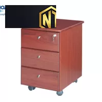 Hộc gỗ sơn Pu di động 3 ngăn kéo  M3D